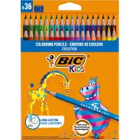 BIC Kids Evolution Buntstifte 36er-Set (ab 5 Jahren)