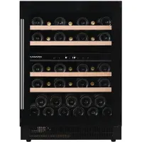 Dunavox Unterbau Weinkühler Flow-39 DAUF-39.121DB, Höhe 820mm, 39 Flaschen, Schwarz