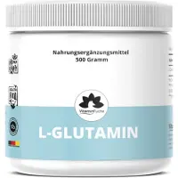 VitaminFuchs L-Glutamin Pulver - Geschmacksneutral – Vegan Zur Muskelregeneration und Darmgesundheit 500 g