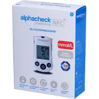 Adler Pharma Alphacheck professional Blutzuckerm.mmol/l Kombip. 1 St Gerät