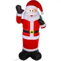 Hi Großer aufblasbarer Weihnachtsmann - 180 cm - mit Bewegung und Lichtern - Weihnachtsdekoration