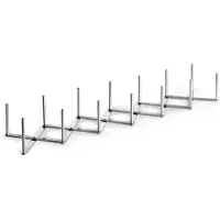 Napoleon Spare-Rib-Halter Edelstahl, verstellbar