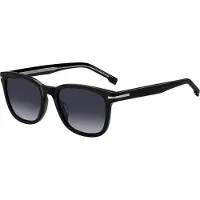 HUGO BOSS Boss 1722/G/S Herren-Sonnenbrille Vollrand Eckig Acetat-Gestell, Schwarz