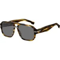 BOSS 1718/S Striped brown 57/15/150 Herren Sonnenbrillen