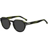 HUGO BOSS Boss 1721/S Herren-Sonnenbrille Vollrand Eckig Acetat-Gestell, grün
