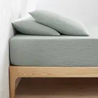 La redoute interieurs Fixleintuch Kumla Aus Baumwoll-musselin, Uni, Umschlag 30 Cm