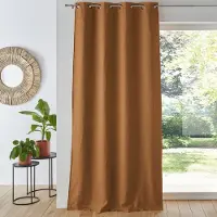 La redoute interieurs Blickdichter Vorhang Onega, Aufhängung Mit Ösen, Gewaschenes Leinen 260 x 135 cm