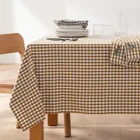 La redoute interieurs Tischdecke Mit Webkaro Bethany, Gewaschene Baumwolle