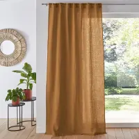 La redoute interieurs Vorhang Aus Gewaschenem Leinen Mit Versteckten Schlaufen, Onega 260 x 135 cm