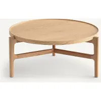 AM.PM Couchtisch Alyasa, Eiche, Ø 94 Cm