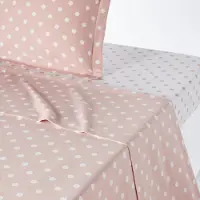La redoute interieurs Getupftes Leintuch Clarisse, Flanell