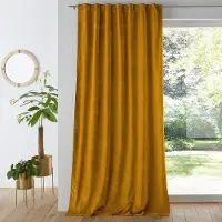 La redoute interieurs Thermovorhang Velvet Aus Samt, Verdeckte Schlaufen 220 x 135 cm