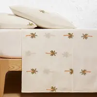 La redoute interieurs Bettlaken Ravenel Aus Baumwolle/gewaschenem Leinen Mit Stickerei