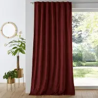 La redoute interieurs Vorhang Velvet, Verdeckte Schlaufen, Samt 260 x 135 cm
