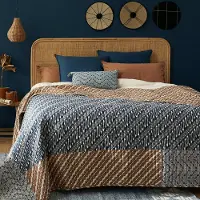 La redoute interieurs Tagesdecke Midako, Kantha-stil, Vorgewaschene Baumwolle