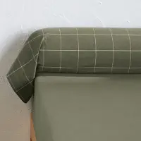 La redoute interieurs Flanell-nackenrollenbezug Charlie Khaki