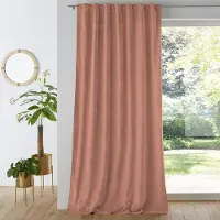La redoute interieurs Thermovorhang Velvet Aus Samt, Verdeckte Schlaufen 180 x 135 cm