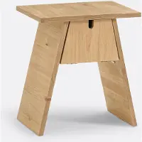 La redoute interieurs Nachttisch Asayo, Kiefer Massiv