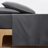 La redoute interieurs Bettlaken Scenario Aus Vorgewaschener Baumwolle, Uni 240 x 290 cm