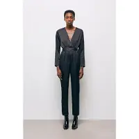 The Kooples Combinaison Manches Longues Matiere Magique Black Größe: 34 | Jumpsuits Outlet | Damen | Schwarz