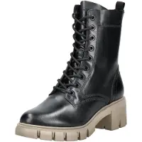 Tamaris Damen Leder Stiefelette Schwarz