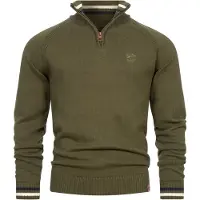 INDICODE JEANS Indicode Strickpullover Herren Baumwolle grün, XL 761058-0001-09970