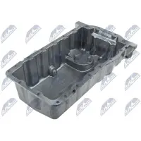NTY Aluminium-Ölwanne 1460 mm lang ohne Sensorbohrung getriebeseitig