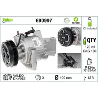 Valeo Kompressor, Klimaanlage RE-GEN - AT 690997