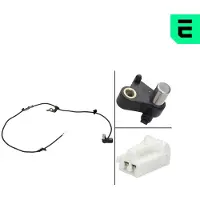 OPTIMAL ABS Sensor Raddrehzahl Hinten Links für MAZDA 6 Station Wagon (GY) 06-S097