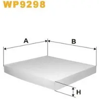 WIX FILTERS Filter, Innenraumluft WP9298