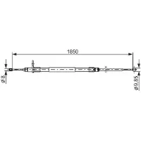 Bosch Seilzug, Feststellbremse 1 987 482 255