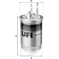 Ufi Kraftstofffilter 24.412.00