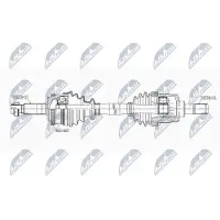 NTY NPW-KA-344 Antriebswelle Vorne Rechts für HYUNDAI i30 Schrägheck (PDE, PD, PDEN) für KIA CEE'D (JD)