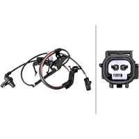Hella Sensor Raddrehzahl 2-polig Hall 1.030 mm Kabel für u.a. TOYOTA HIGHLANDER