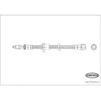 CORTECO Bremsschlauch ERSTAUSRÜSTERQUALITÄT [Hersteller-Nr. 49378456] für Mini