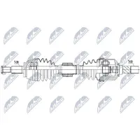 NTY NPW-RE-170 Antriebswelle Vorne Links für RENAULT GRAND SCÉNIC IV (R9) SCÉNIC IV (J9)