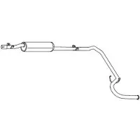 VEGAZ Endschalldämpfer FIAT,PEUGEOT,CITROËN PGS-73 1717H3,ZF05963507,5963507 Endtopf,Auspuff Endtopf,Nachschalldämpfer,ESD 7654355,172588,172648
