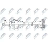 NTY NPW-VW-069 Antriebswelle Vorne Links für VW POLO (9N) Polo Limousine (9A4, 9A2, 9N2, 9A6) für SKODA Fabia II Schrägheck (542) Fabia II Combi (545)