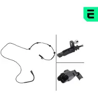 OPTIMAL ABS Sensor Raddrehzahl Hinten passend für PEUGEOT 407 SW (6E) 06-S128
