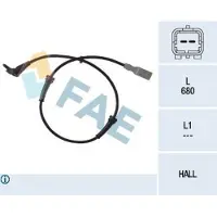 FAE ABS Sensor Raddrehzahl Vorne passend für PEUGEOT 307 CC (3B) 78036