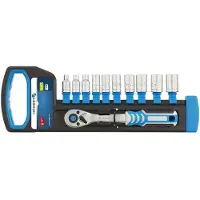 Högert Technik Steckschlüsselsatz HT1R334 Chrom-Vanadium-Stahl 453g