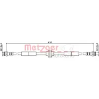 METZGER Bremsschlauch 4111804