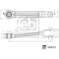 FEBI BILSTEIN Bilstein Stange/Strebe, Stabilisator 183072