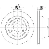 Hella Bremsscheibe PRO 8DD 355 122-311