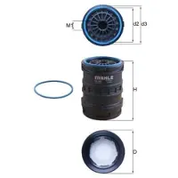 MAHLE ORIGINAL Knecht Kraftstofffilter CleanLine KC 645D