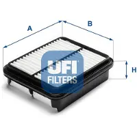 Ufi Luftfilter 30.A50.00