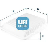 Ufi Luftfilter 30.709.00 passend für PEUGEOT 4008 SUV Filtereinsatz