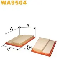 WIX FILTERS Luftfilter WA9504