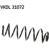 Skf Fahrwerksfeder VKDL 31072 für Audi VW A3