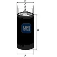 Ufi Hydraulikfilter, Lenkung 23.179.00